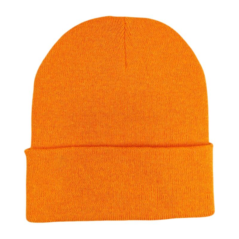 Custom Plain Knit Beanie Soft Winter Hat with 58 Colors Ready Stock Embroidery Logo