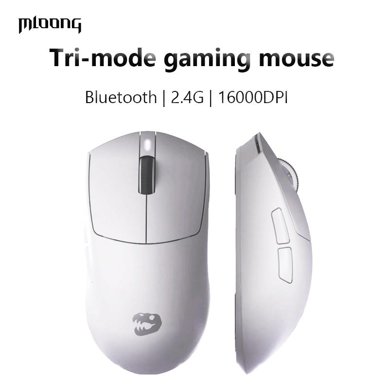 Fast Speed Wireless Gaming Mouse 16000DPI High Accuracy 1000Hz Polling Rate 3 Modes 500mAh Long Endurance for Gamers