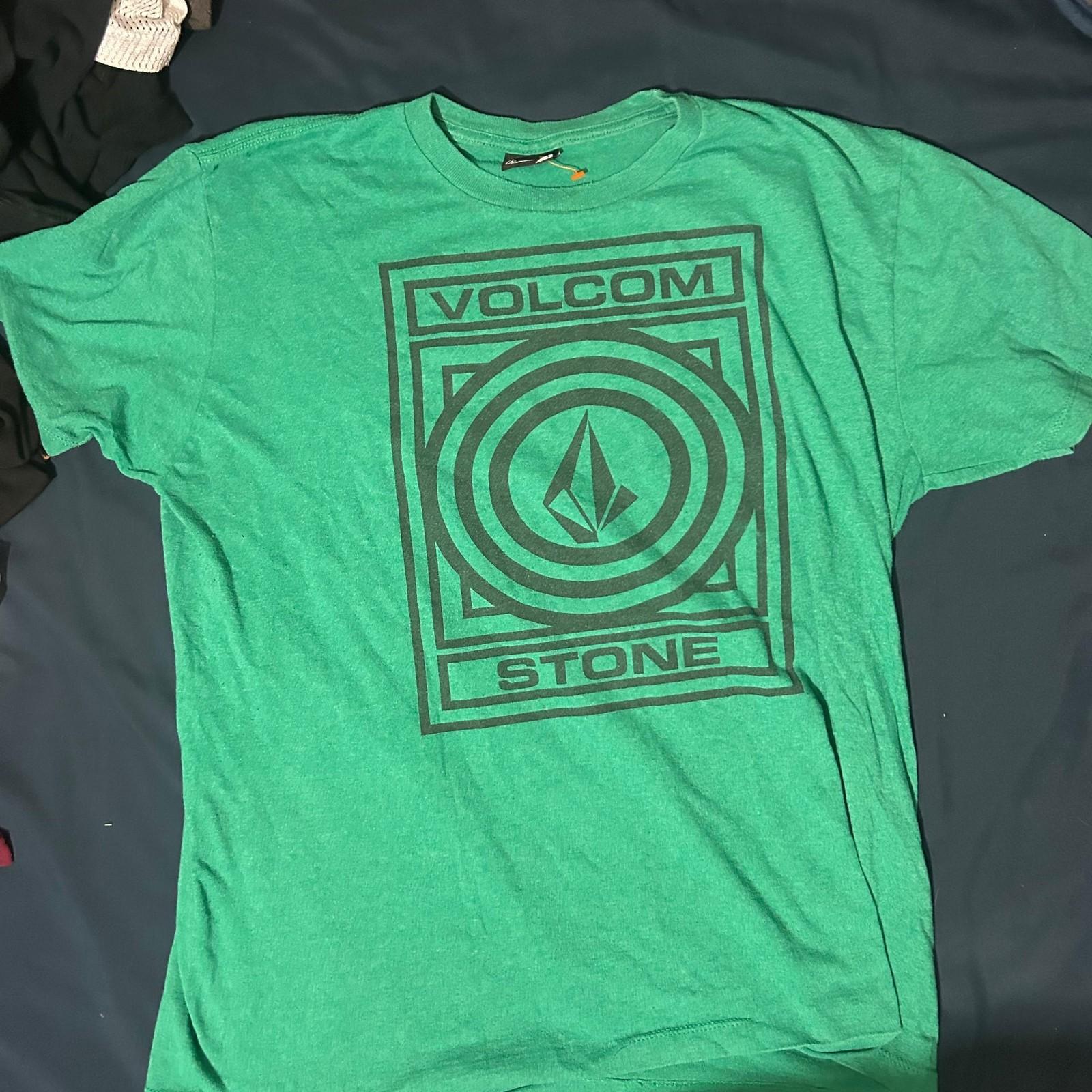 VINTAGE Volcom Stone Logo Short Sleeve Unisex T-Shirt M