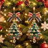 Anniversary Commemorative Gifts 250th Christmas Tree Ornament, 2D Acrylic Decor, Gift for Family Friends 1776-2026 Patriotic Hanging Decoration,
