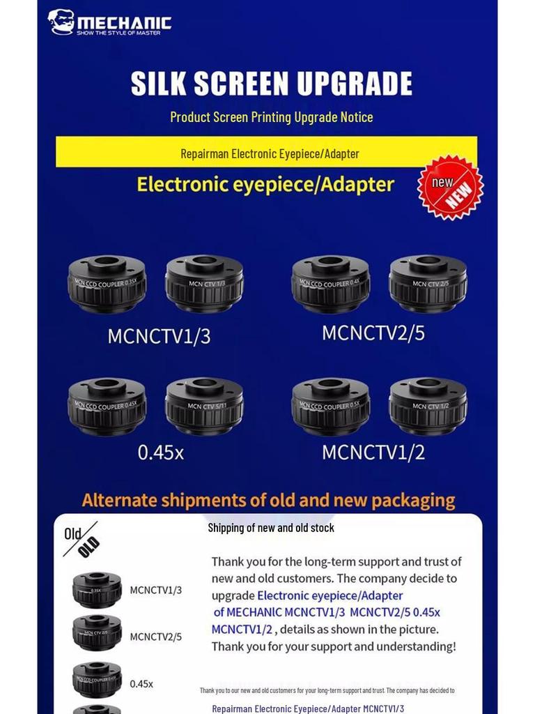 Wide-Angle Eyepiece Stereo Microscope with Reticle and Lens Adapter