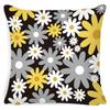 Pillow Cover Ins Style Daisy Summer Nordic Home Decoration Bedside Cushion Core Cover Linen