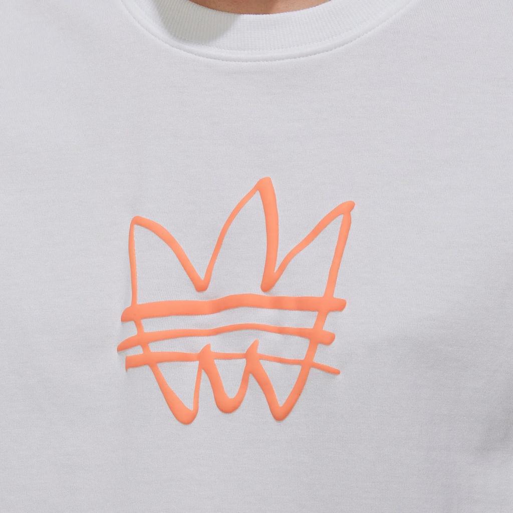 Adidas Originals GRAPHIC LS TEE T Shirt Women's White (Unisex) T-Shirts HN6339