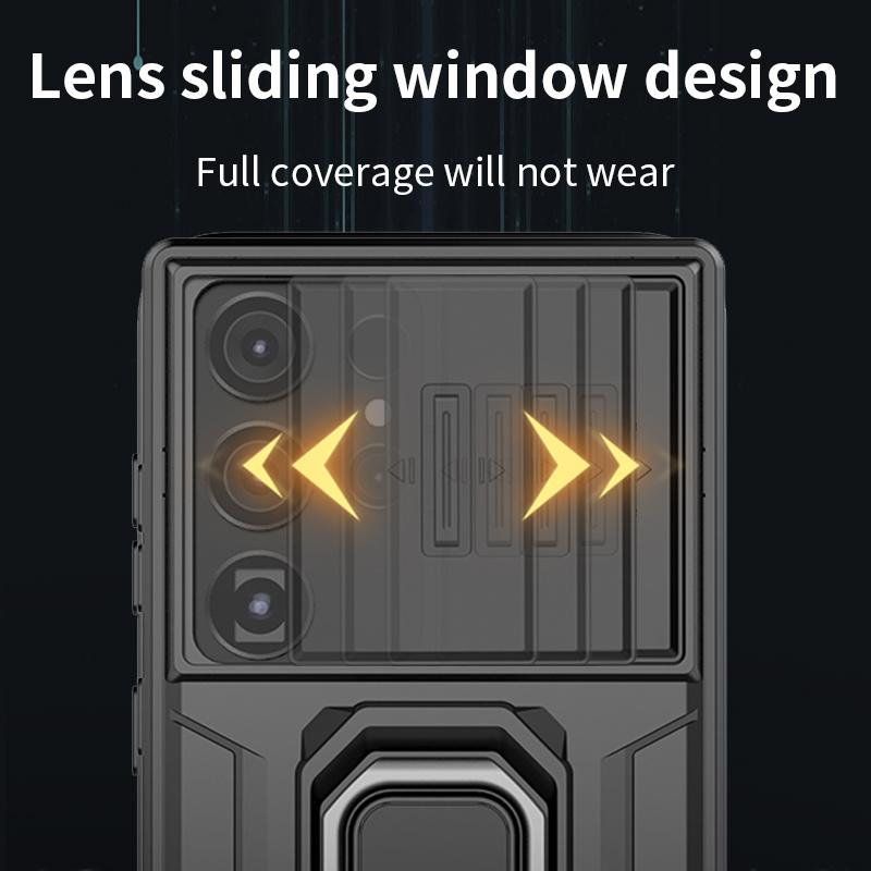 Pro Samsung Galaxy S24 Ultra pouzdro Shockproof Armor Ring Holder Lens Protect Coque Pro Samsung S24 + Plus S 24 Ultra Zadní kryt