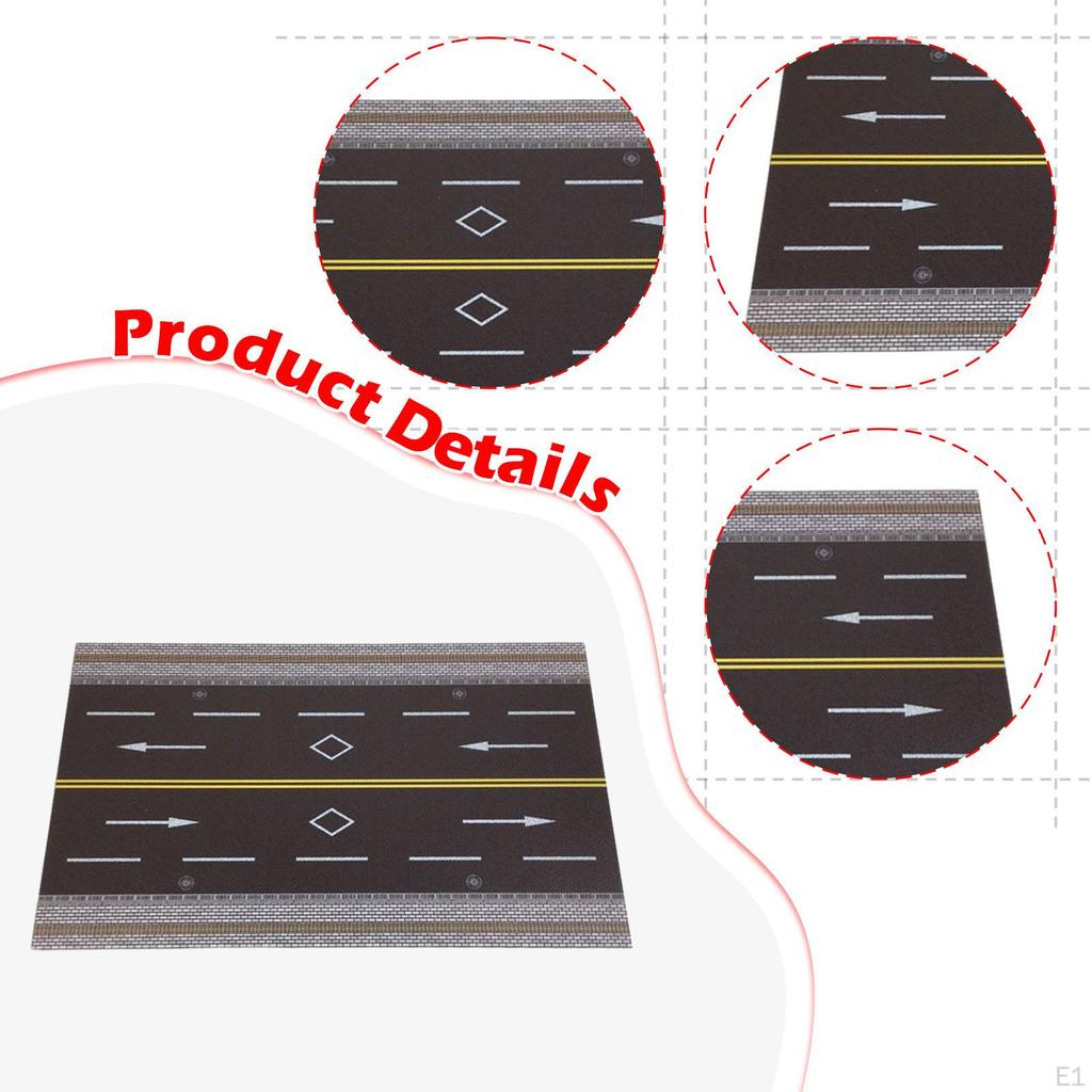 1/64 Highway Scene Model Diecast Car Garage Pad Diorama,Background,Nonslip,Layout, Scene,Parking Lot