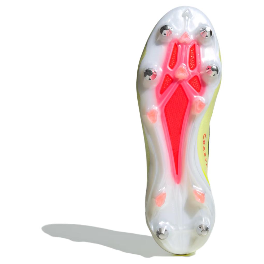 New Adidas X CRAZYFAST Slip Resistant Abrasion Resistant Soccer Shoes Men's Yellow IF0665