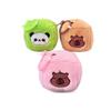 Unique Plush Capybara Doll Keychain With Vibrant Colors Perfect For Cozy Bag Charm