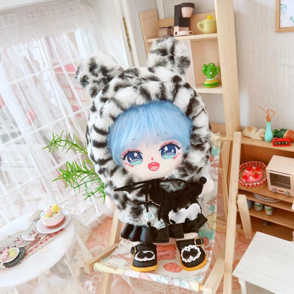 

Leopard Print Cotton Doll s Clothes Coat Doll Plush Clothing Doll Accessories style 2
