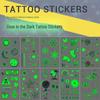 Fantasy Gradient Luminous Butterfly Tattoo Stickers