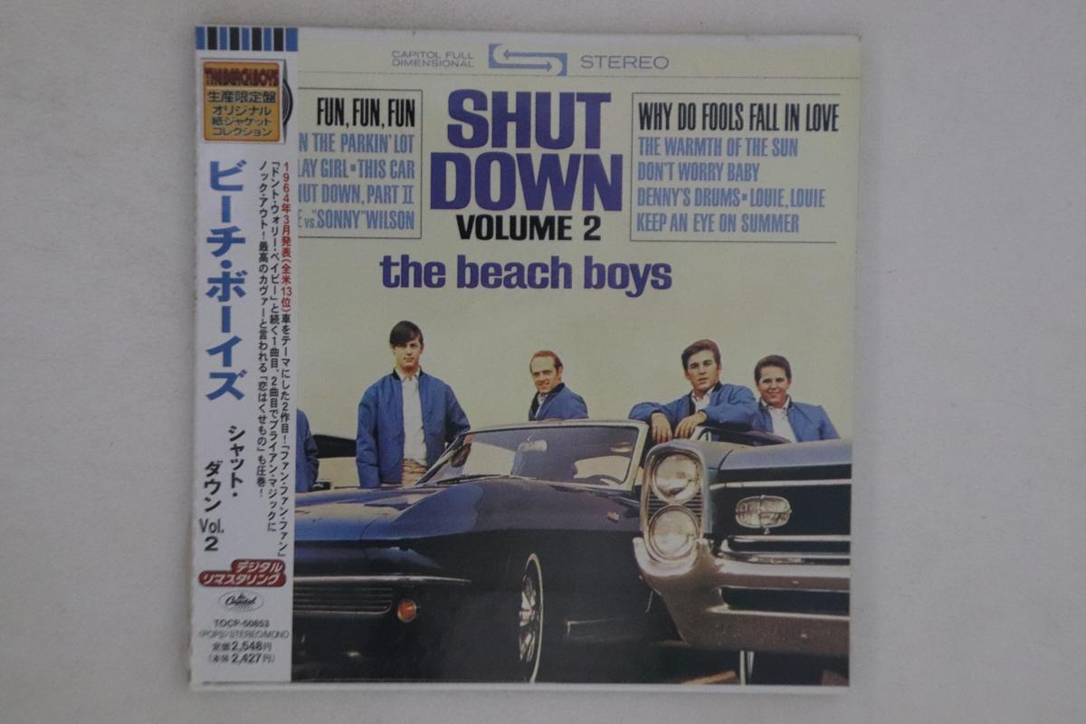

CD BEACH BOYS - Shut Down Volume 2 TOCP50853PROMO CAPITOL 1998 Japan Obi Rock Used
