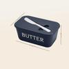 Butter Box Set with Lid for Refrigerator Storage Easy to Clean Surface Ideal for Hotels Homes Restaurants Butter Dish Serving 1