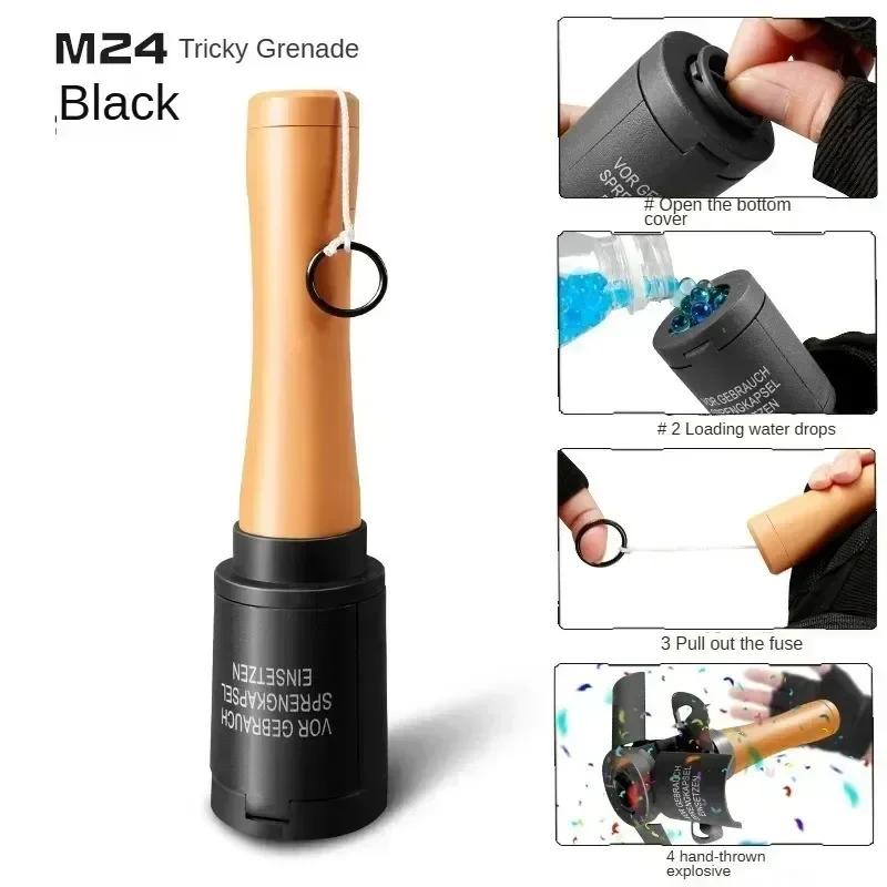 Simulations M24 Wassergranate Spielzeug mit Burst-Effekt Lustiges Explodierendes Design Ideal für Outdoor-Spiele und Kinderspielaktivitäten