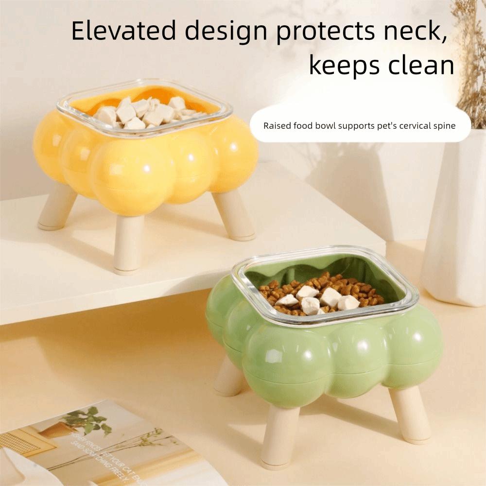 Anti Vomiting Pet High Footed Bowl Anti Slip Dog Feeding Station Cat Food Water Bowl Pet Supplies