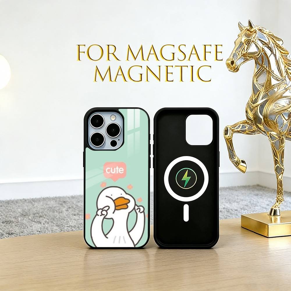 Chong Ya! Phone Case For iPhone17,16,15,14,13,12,11 Plus,Pro Magnetic For Magsafe Wireless Charging