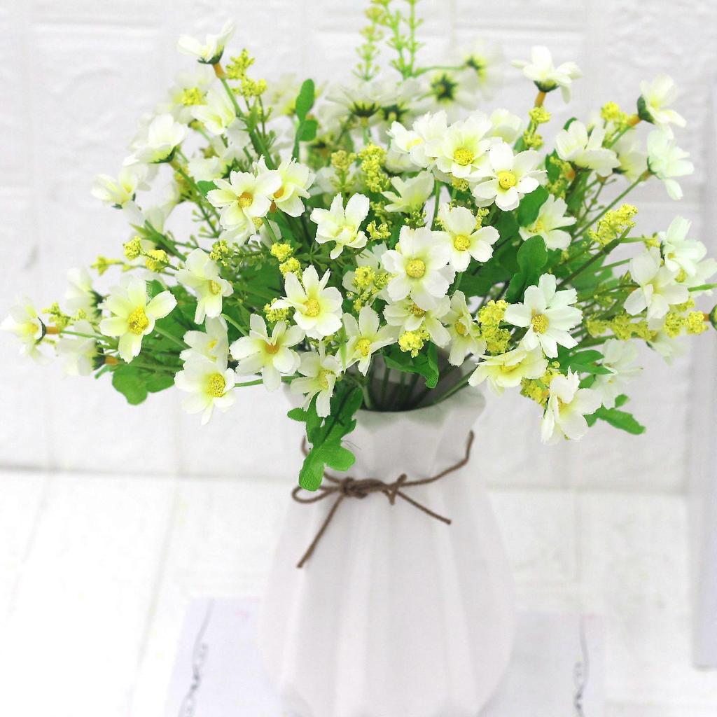 Artificial Daisy Pot Artificial Potted Flowers Pot Plant Flower Decorative Flower Pot for Home Indoor Outdoor