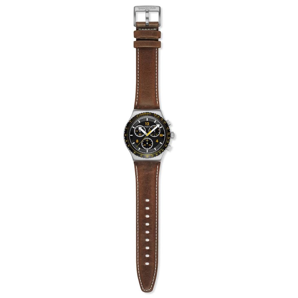 Swatch CANYON CHASER YVS530 Brown Wristwatch Men's