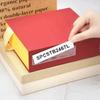 10Pcs Clear Self-Adhesive PVC Shelf Tag Pockets Removable Label Holders for Home Drawer Closet Organizing