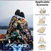Custom 1pc Hero Academy Anime Manga Blanket, Soft And Comfortable Blanket, Casual Warm, Camping Travel Blanket, Birthday Gift Q912115