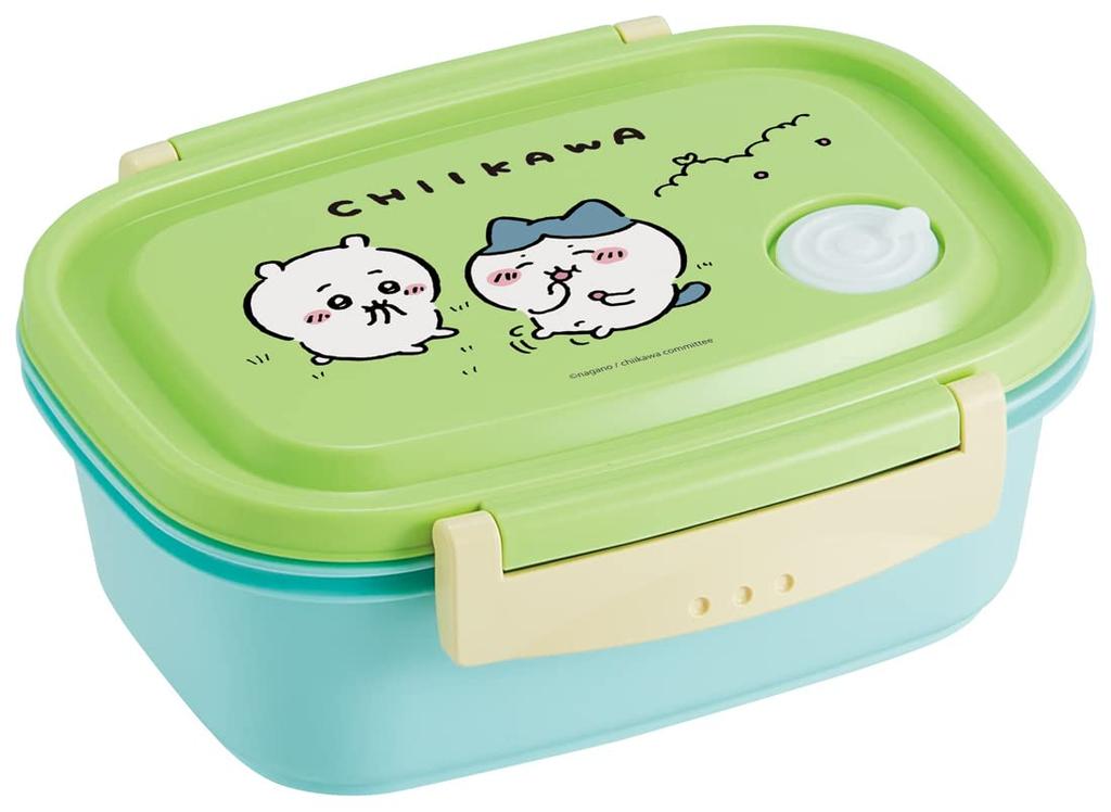Skater Chiikawa Medium Bento Storage Made in Box, 550ml, Microwaveable, Sealable, Container, Japan, XPM4-A