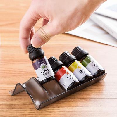 3Pcs 5 Slots Essential Oils Storage Rack Expandable Sturdy Construction Oil Bottles Holders Wear-resistant Smooth Surface