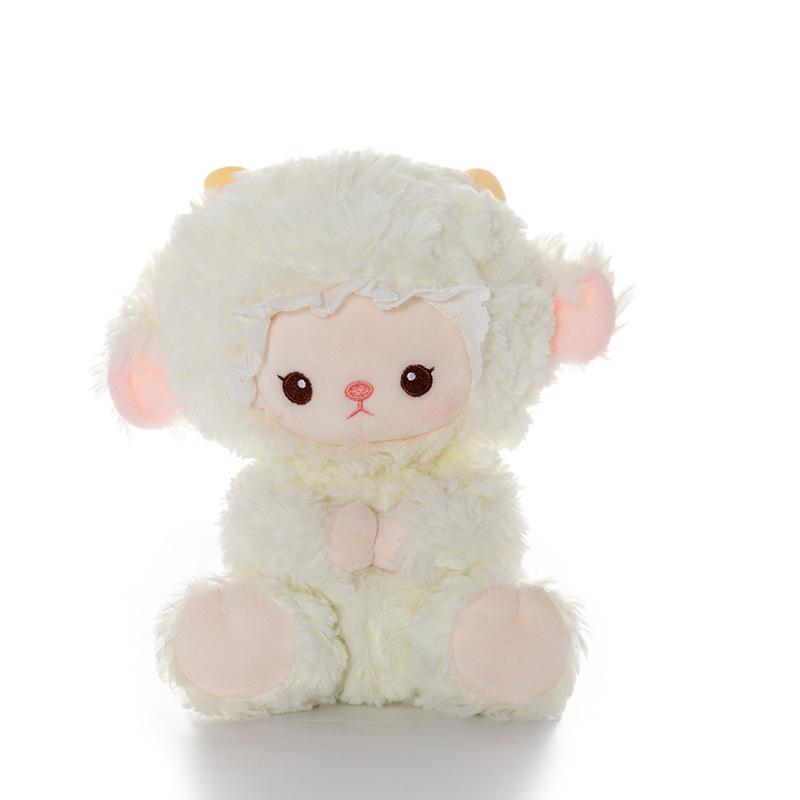 

Cute little lion plush toy red panda squirrel table with doll doll batch, birthday gift throwing doll 17cm【0.19kg】