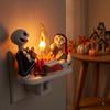 Halloween Plug In Night Light, Creative Decorative Ambient Lamp for Bedroom, Party, Holiday Home Decor, US Plug