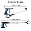 32 Inch Garbage Picker Gripper with 360 ° Rotating Clip Lightweight Heavy-Duty Elderly Gripper Household Cleaning Tools