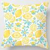 Fashion yellow decorative pillowcase, living room sofa office seat waist cushion  cover  aesthetic home decoration