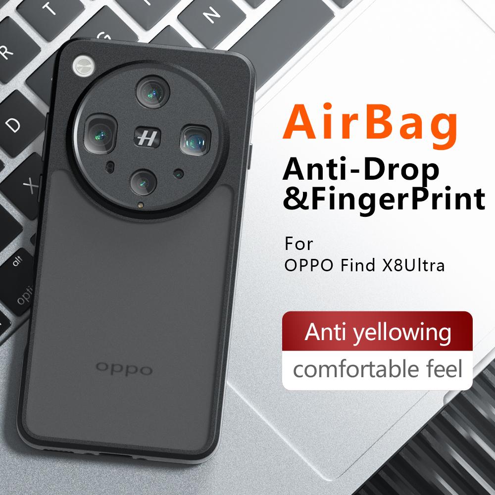 Matte Cover for OPPO Find X8 Ultra X8 Pro Case Ultra Thin Translucent & Clear Full Protection Shockproof Funda Capa