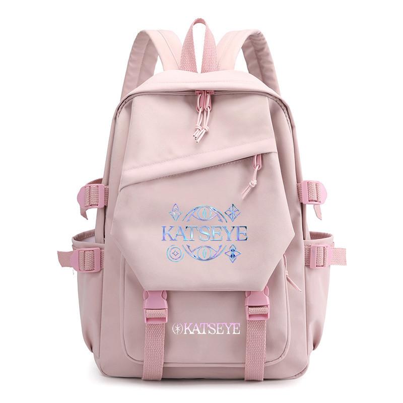 Kids Unisex KATSEYE Printed Backpack Student School Waterproof Casual Outdoor Travel Bag