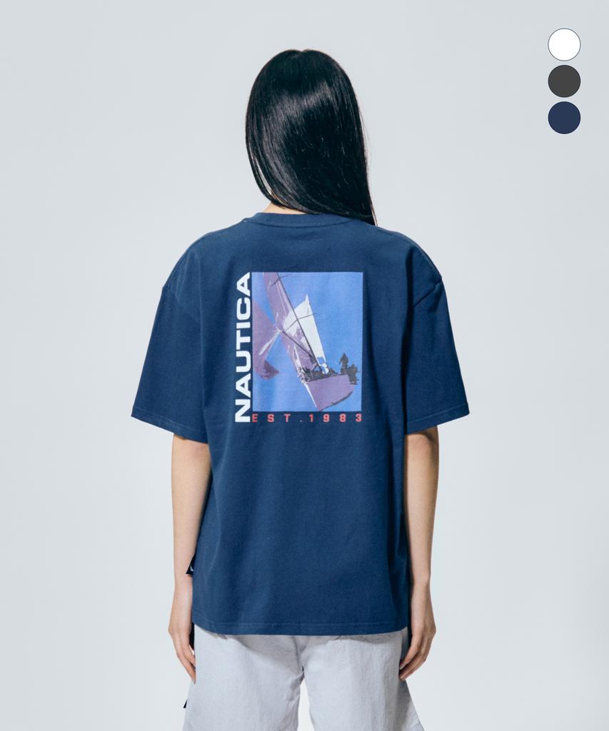 NAUTICA Sailing Vertical T-Shirt (3 Colors) Nts5686