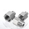 Stainless Steel Inner 3/8" To Outer 1/4" Thread Adapter