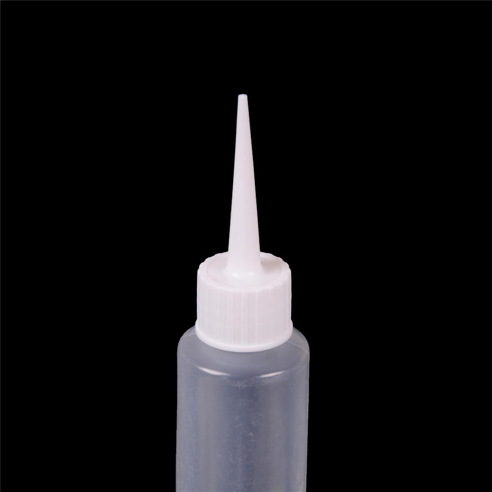 2Pcs 50Ml Empty Dropper Squeezable Liquid Bottle Plastic Drop Bottles Needle