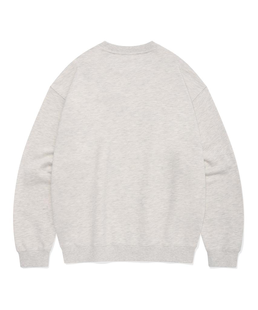 COVERNAT Authentic Logo Sweatshirt Oatmeal