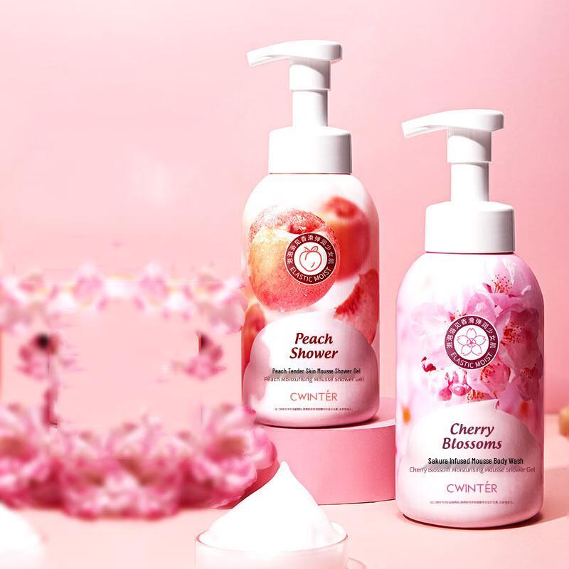 ZhiDuo Cherry Blossom Moisturizing Mousse Shower Gel