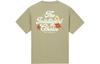 T Shirts Women's Olive Green Crew Neck Moderate Straight Fit AWT32321-FUG