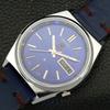 REFURBISHED VINTAGE SEIKO EXPO 70 AUTOMATIC JAPAN MENS BLUE DIAL WATCH a433574-2 R117-a433574