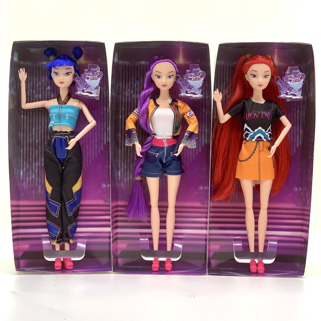 NEU Anime KPop Dämonenjäger Puppe Vinylspielzeug Rumi Mira zoi Charakter Vinylmaskenfigur Geburtstagsgeschenk Fanclub Mädchen Weihnachtsgeschenke