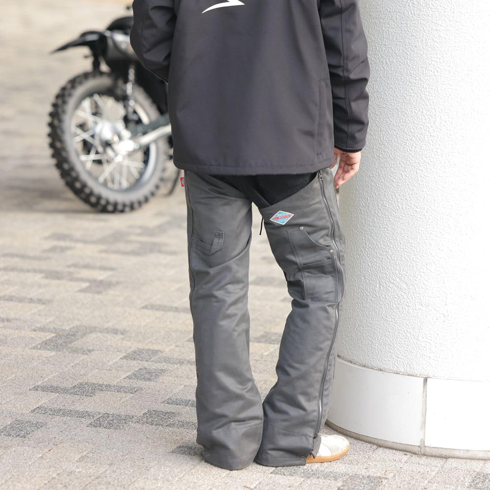 Gold DEL RIO Winddichte Chaps Warmer [JAM'S GOLD] Jam's JGW-881 (JP, Alphabet, L, Regulär, Olive)