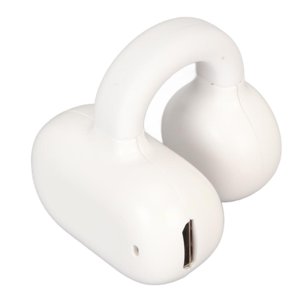 Ear Clip Headphone HiFi Noise Reduction Rechargeable Single Ear Clip On Wireless Earphone for Sports