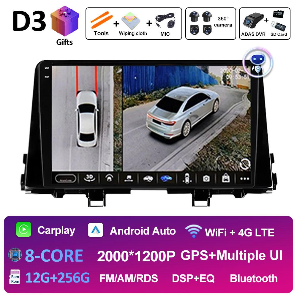 For Kia Morning 3 Picanto 2020 2021 Car Multimedia Video Radio Player Android Smart System Cooling fan DSP Stereo WIFI Head Unit