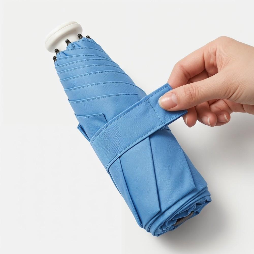Ultraviolet Protection Pocket Parasol Folding Sun Shade Umbrella Pocket Rain Umbrella  Summer