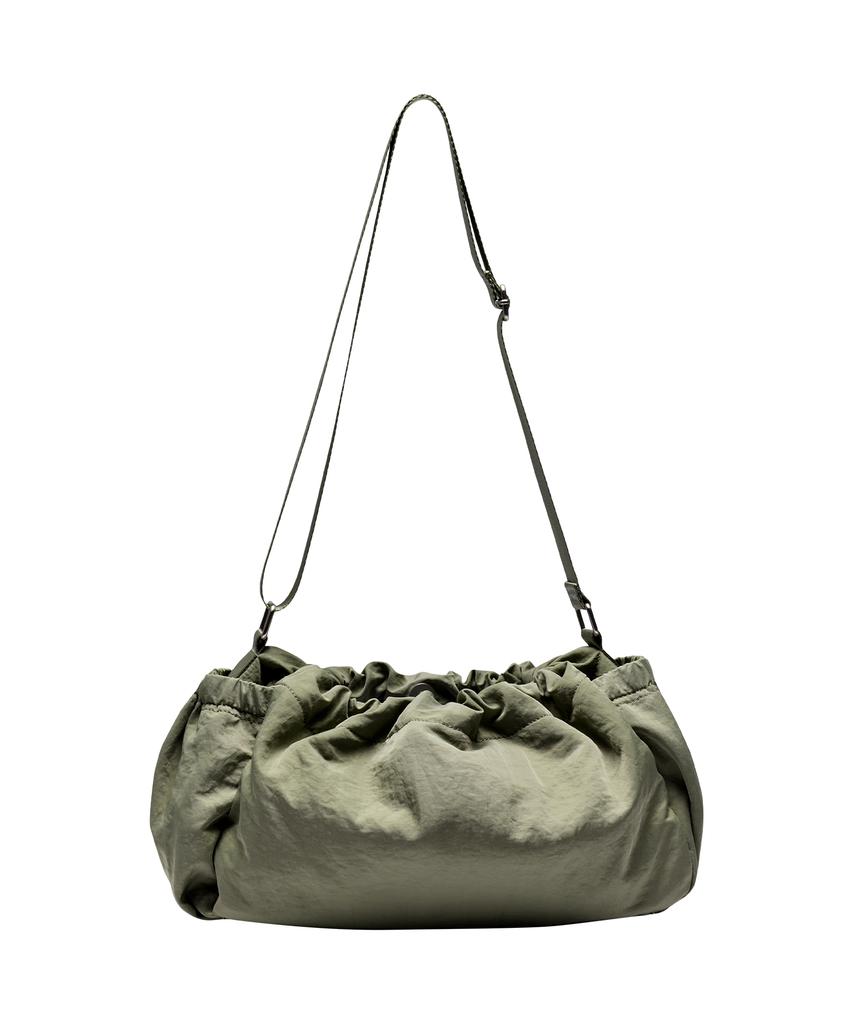 Ames-Worldwide Drawstring Cross Bag Khaki
