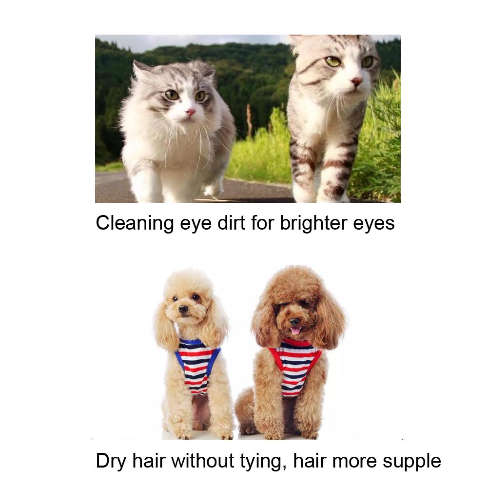 130PCS/Bottle Pet Dogs Special Purpose Tear Remover Wipe Cat Cleaning Eye Cleaner Wet Tissue