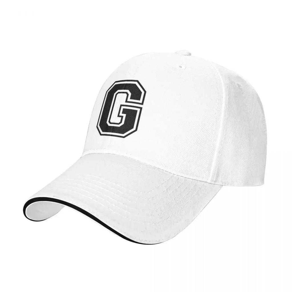 Initialbuchstabe Knochen G Alphabet Poolparty Baseballkappen Unisex Druck Unisex Strand Papa Hut Snapback Kappe