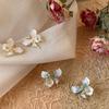 2024 Trendy Gradient Blue Crystal Butterfly Earrings - High-End, Versatile Spring/Summer Accessory for Women