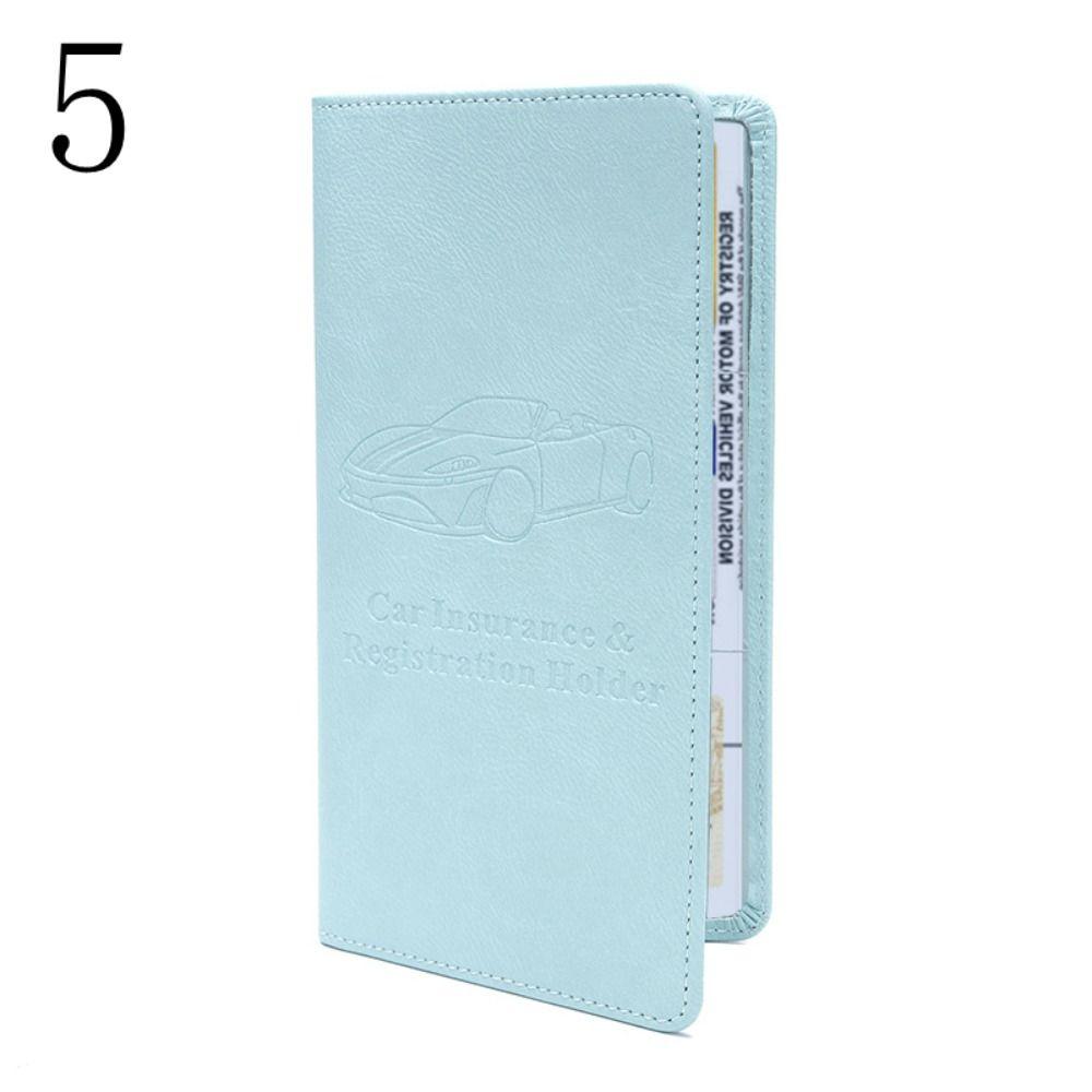 Stylish Paperwork Wallet Premium ID Bag Cover Vehicle Glove Box Car Document Holder  Men