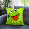 Trendy KKermit the Froging Cushion Cover Comfortable Reversible Pillow Cover Ideal for Car Sofa Bedroom  Beyond