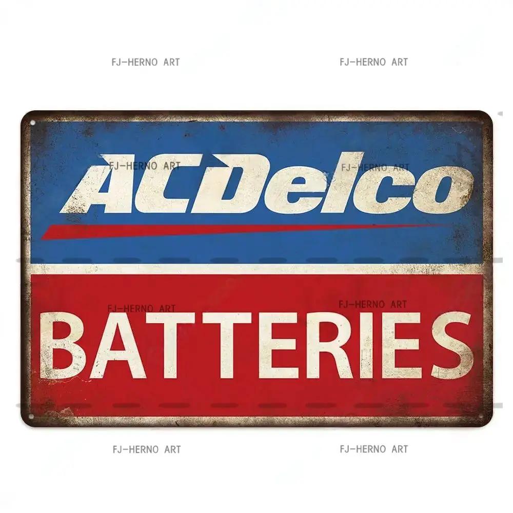 Vintage Auto Parts Metal Tin Sign Decorative Plaque Wall Garage Farm House Bar Man Cave Car Club Decoration Tool Parts Decor