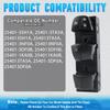 Master Power Window Control Switch for NISSAN ALTIMA FRONTIER LEAF ROGUE SENTRA 2013 2014 2015 2016 2017 2018 25401-3TA5A